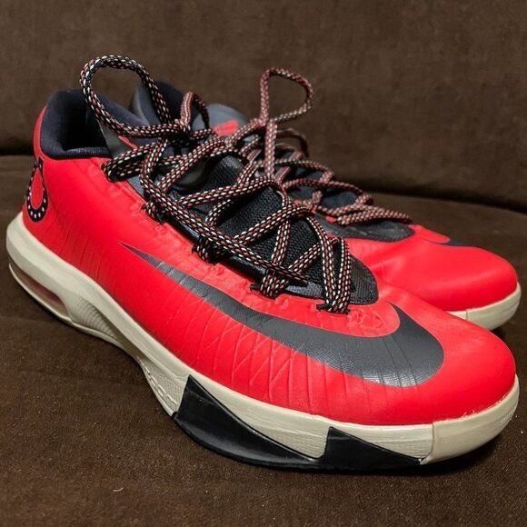 RARE nike KD 6 Independence Day  red blue white Mens 7.5 US 40.5 EUR 9 WMS - Picture 2 of 16